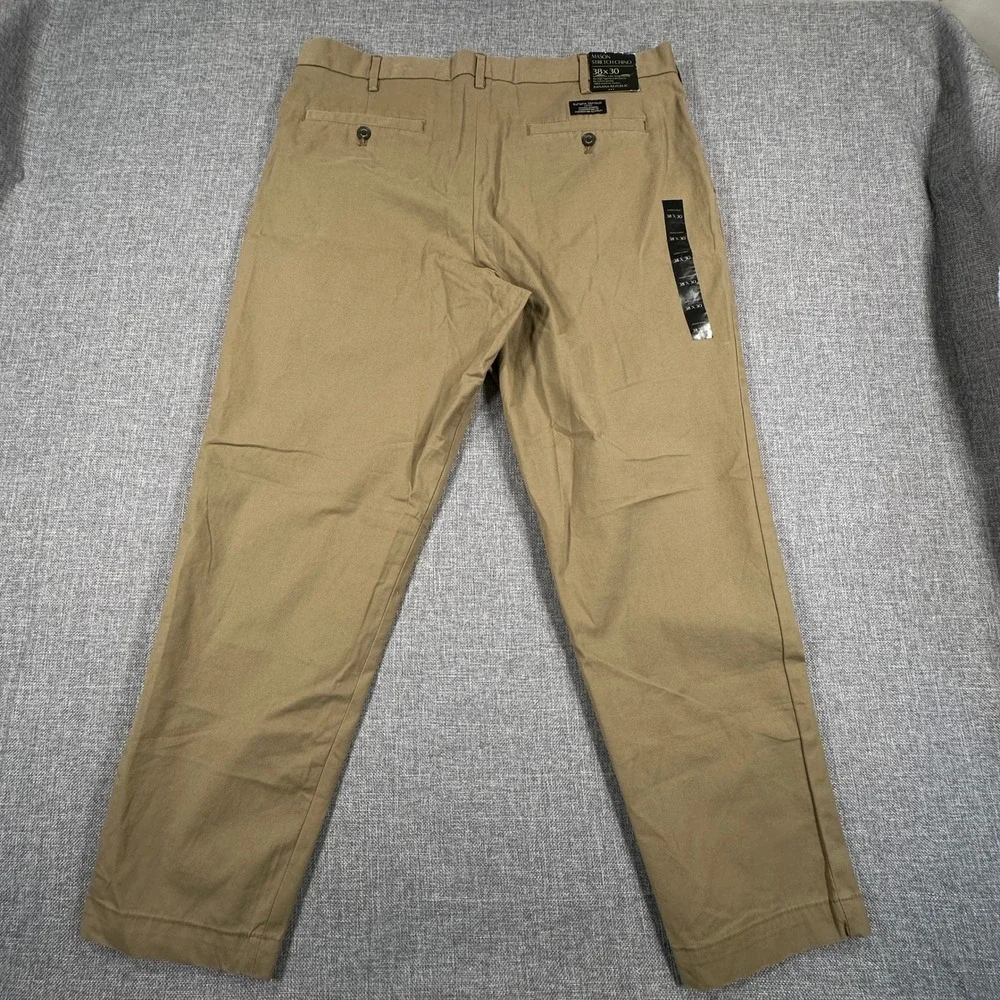 Banana Republic Mason Stretch Chinos Mens 38x30 (Fits as 37x29) Khaki Pants NEW